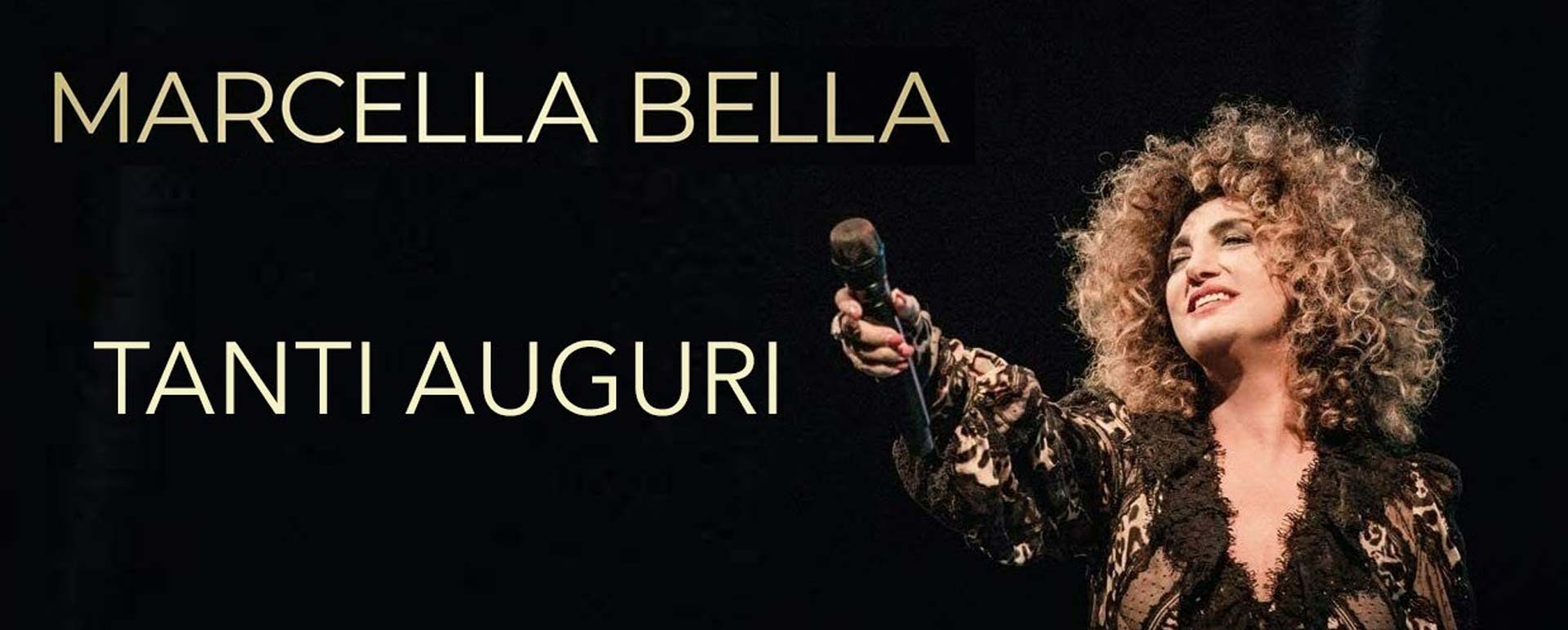 Marcella Bella – Copertina dell’album 50 Anni di Bella Musica con foto dell’artista e titolo in evidenza. Raccolta celebrativa dei suoi più grandi successi