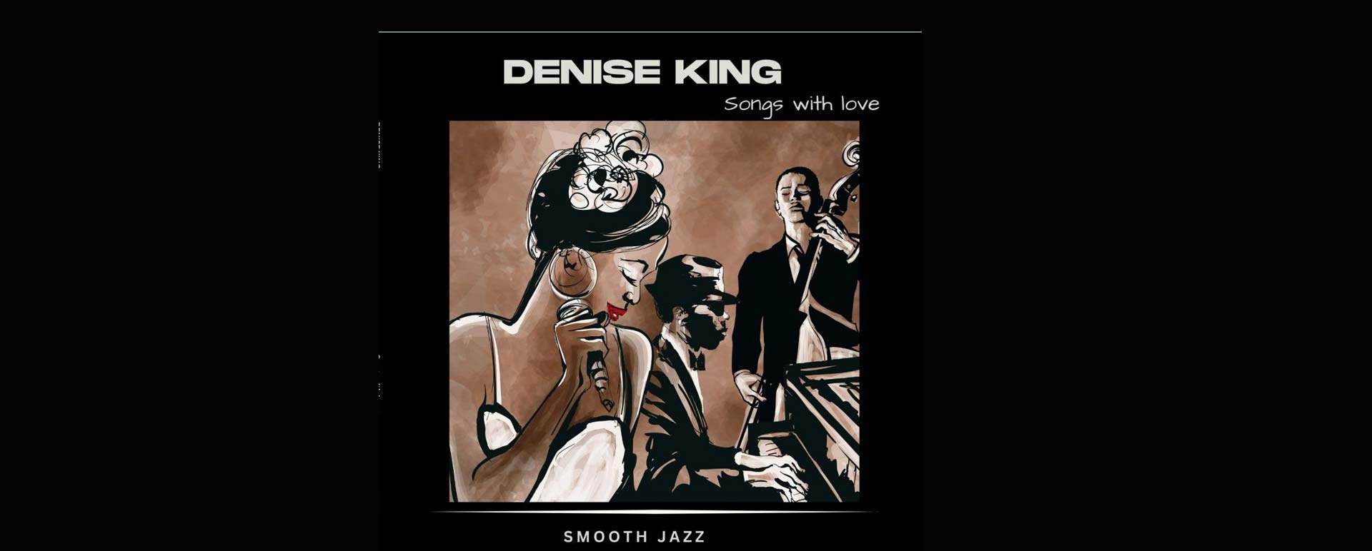 Denise King e Massimo Faraò Trio mentre eseguono dal vivo i brani jazz dell'album Songs With Love
